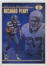 2018 Illusions Trophy Collection Blue /249 Rashaad Penny Shaun Alexander #34 8k4
