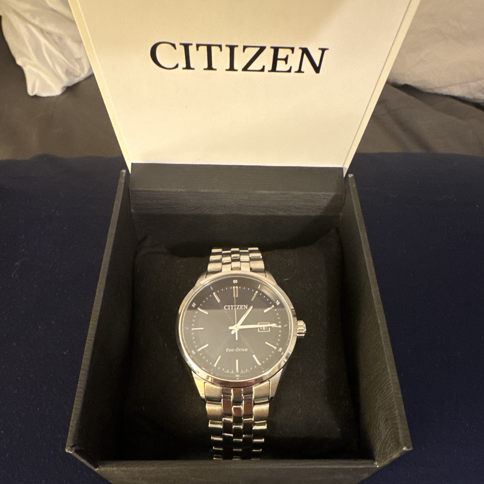 Citizen Men's Eco-Drive Addysen Watch 41mm Blue Dial Steel BM7251-53L