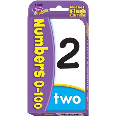 Trend Pocket Flash Cards, Numbers 0-100 (T 23040)