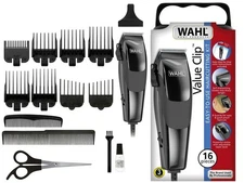 NEW Wahl 16 Piece Hair Cut Clipper HairCutting Men Boys Trimmer Kit Home Barber