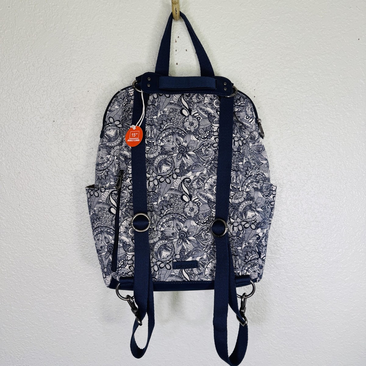 Sakroots Backpack Floral Laptop Bag Owl Tassel Keychain Boho  display picture 2
