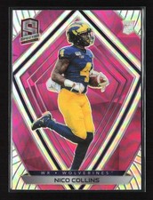 2021 Panini Chronicles Draft Picks - Spectra Pink Nico Collins RC #299