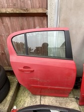 Vauxhall Corsa D 2006-2014 Driver Door Rear Right Red