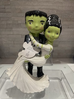 Kobold & Ghul Zombie Frankenstein Hochzeit Ehemann Braut Ornament Halloween