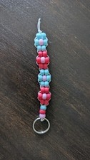 Pony Bead keychain - Flowers