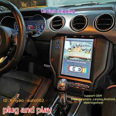 10.4'' Car Radio for Ford Mustang 2015-2021Android Carplay Tesla 8Core 4+64GB