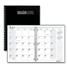 House Of Doolittle 26302 40 2 Academic Planner 11x8.5 Black