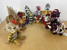 DISNEY LION KING Broadway Musical Trickster Plush Beanie Toy Doll 8 Pc Lot NWT