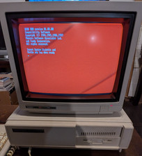 Tandy 1000 TX Vintage PC  Monitor  Original Tandy Joystick  BIOS Boot  Local