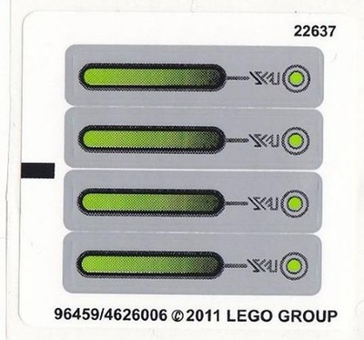 LEGO STICKER SHEET #2 ONLY 7067 JET-COPTER ENCOUNTER from set New