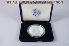 NobleSpirit } 2001 W American Eagle Silver Dollar Proof GEM BU w/ COA & Box
