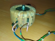 Toroidal Transformer Output 24 VAC, Input 120V. Audio, low noise, linear power
