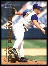 Troy Percival 1999 Fleer Tradition #204 Angels MLB READ FREE SHIP AutographDen