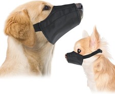NEW Downtown Pet Supply Fit Snout Quick Fit Nylon Dog Muzzle Size 3 Black