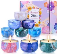 Frauen Duftkerzen Geschenkset Aromatherapie Sojawachs Weihnachten 9 X 75G