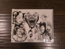 E. Castillo Traditional Style Tattoo Flash Sheet Shop Used 14"x 11"