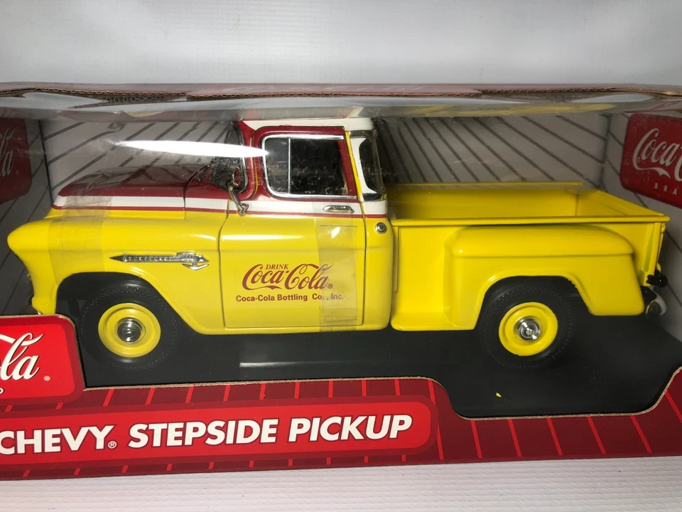Johnny Lightning 1955 Chevy Stepside Pickup Truck Coca-Cola - 1:18 - Image 2 of 4