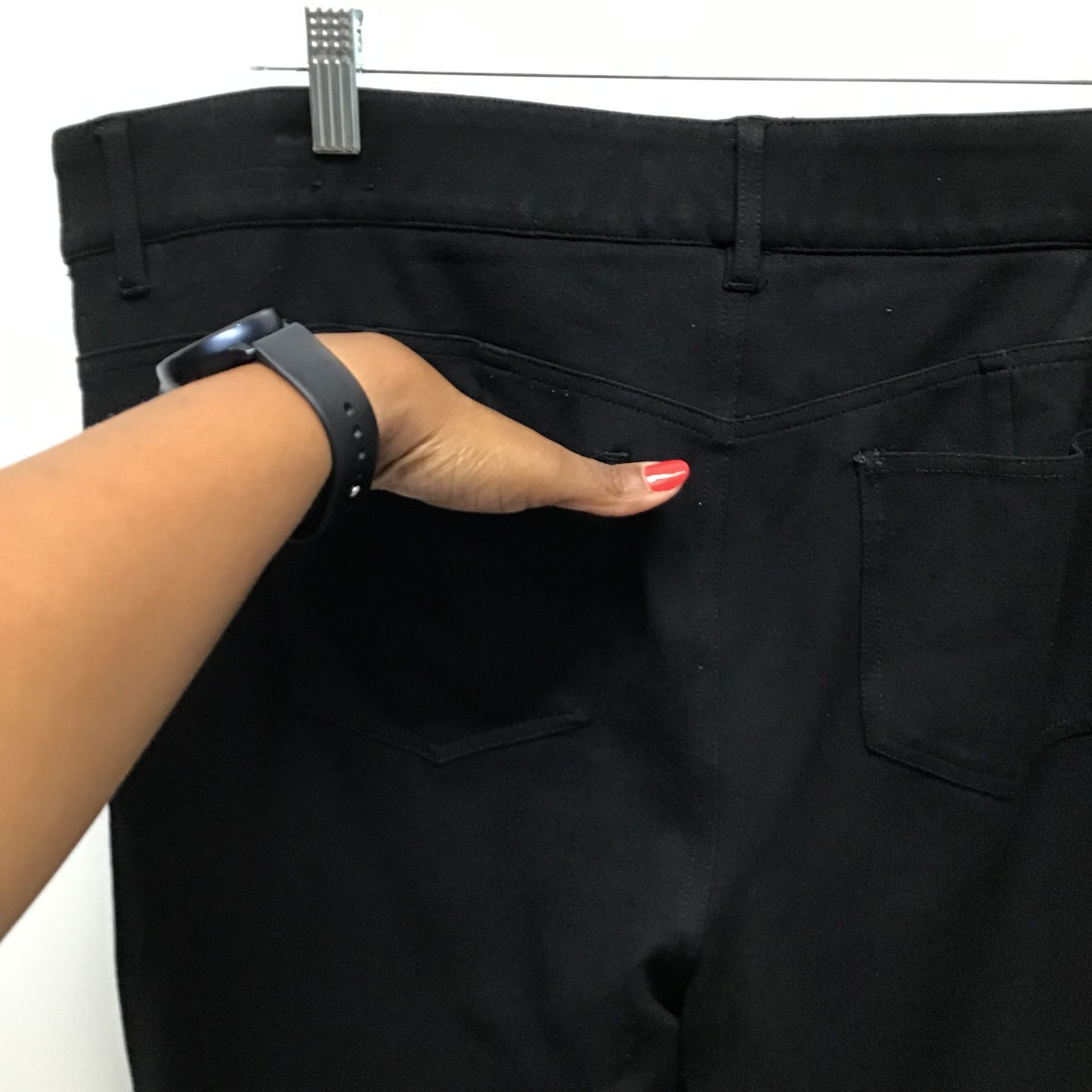 Torrid Womens Black Solid Ponte High Waisted Stre… - image 8