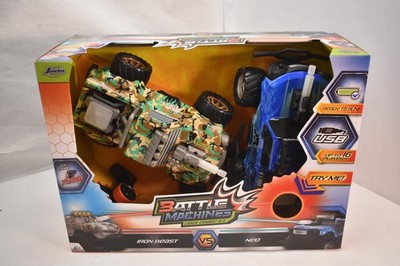 Jada Toys Battle Machines Neo Vs Iron Beast RC Truck Set