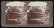 Photo:St Louis Missouri 1904 World's Fair Pike Pleasure Street Stereoview