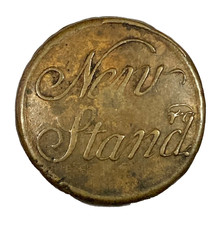 1774 George III Brass Half Guinea Coin Weight D G 2 16 New Standard Ewer 4.15g