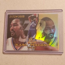 1998-99 Flair Showcase Karl Malone Row 1 #39 Utah Jazz 2172/3000 HOF