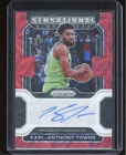 2021 PANINI PRIZM AUTO AUTOGRAPH RED SCOPE KARL-ANTHONY TOWNS #SS-KAT