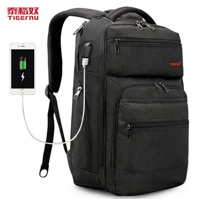 Tigernu USB charging Backpack Anti theft Laptop Backpack Splashproof School Bag