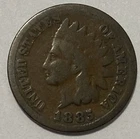 1885 - Indian Head Cent - Exact Coin Imaged #IND249