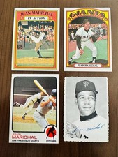 Juan Marichal Lot of 7 Cards — 1970s Topps