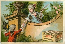 B T Babbits 1776 New York Victorian Trade Card
