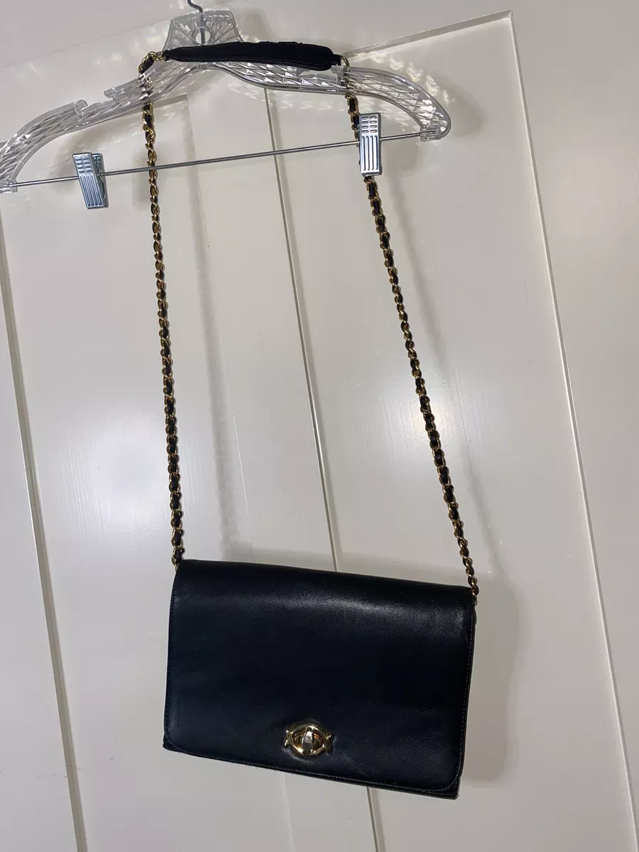 Giani Bernini Black Leather Purse Handbag Classic Style Medium Two Handles  Zip | eBay