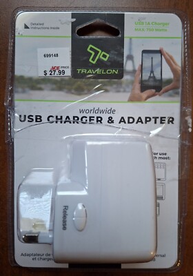 Travelon USB Charger & Adapter Style 19658