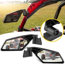 Utv Pair Rear Racing Side Mirrors Fit Can Am Maverick X3 X Ds Turbo R 2017-2026
