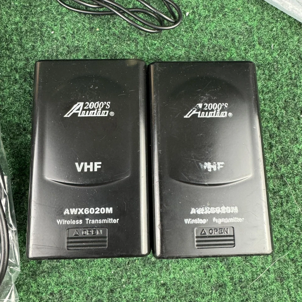 Audio 2000s AWM6022 VHF Dual Channel Professional Wireless Microphone System - Image 2 of 4