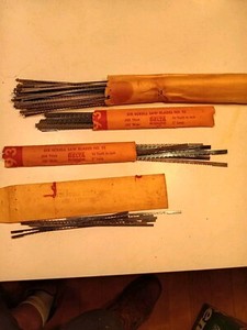 An Assortment Of Scroll Saw Blades For The Delta 93, And Others