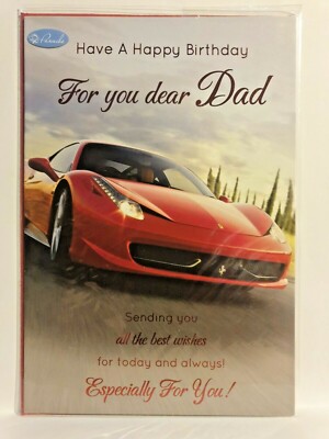 HAPPY BIRTHDAY FOR YOU A DEAR DAD - GEBURTSTAGSKARTE 