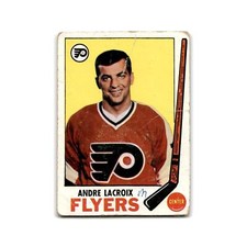 1969 Topps Andre Lacroix Philadelphia Flyers #98