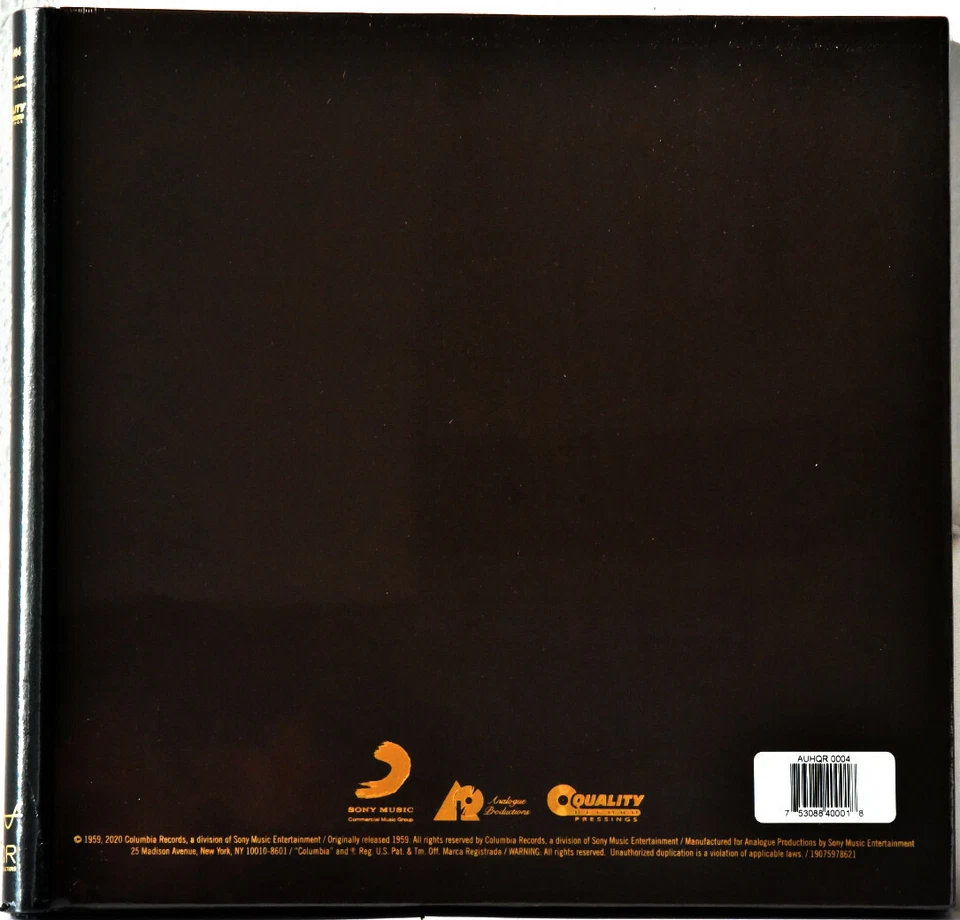 ANALOGUE BOXSET UHQR 200g CLARITY VINYL MILES DAVIS Kind of Blue NUMBERED SEALED - Image 2 of 4