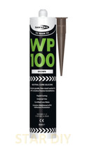 WP100 Silicone Sealant Rapid Cure Mastic External Door & Windows Frames 300ml