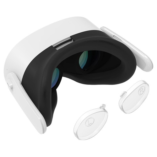 Silicone Protective Lens Cover Drop-resistant for Meta Quest 3S VR Accessories - Afbeelding 4 van 12