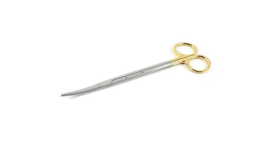Veterinary Metzenbaum TC Scissors (7 Inch, Curved) Surgical Instruments - Picture 2 of 5