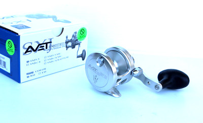 Avet SXJ5.3 G2 NGP Single Speed Lever Drag Reel - Right Hand - SILVER