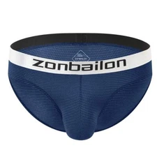 ZONBAILON Men's Sexy Mesh Briefs-Protruding Enhancement, Breathable Underwear