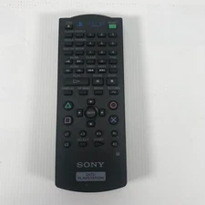 Sony Playstation 2 DVD Remote Control No. SPCH-10420, Works Good, No Dongle