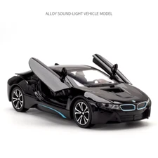 1:24 I8 New Energy Car Alloy Sports Car Model Diecast Metal Racing Car Vehicles 