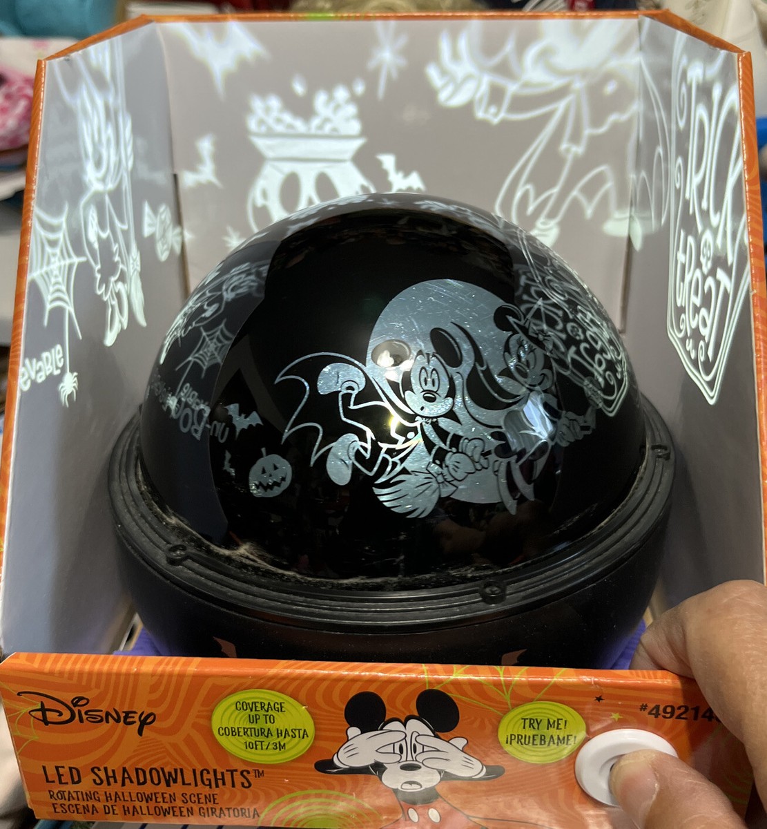 Disney Mickey Mouse Happy Halloween Trick or Treat LED