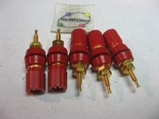 Binding Post Red Plastic Test Equipment - Used Pulls Qty 5