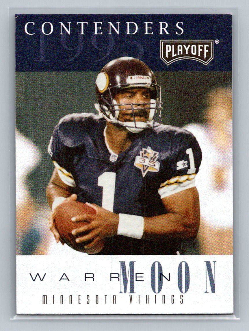 1995 Playoff Contenders  Warren Moon #111 Minnesota Vikings