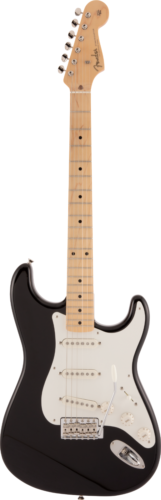FENDER Made IN Japan Traditional 50s STRATOCASTER, Érable Fingerboard, Noir - Foto 1 di 1